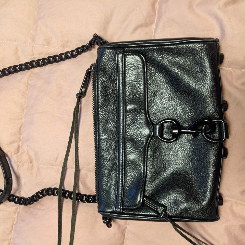 Rebecca Minkoff cross body mini mac black